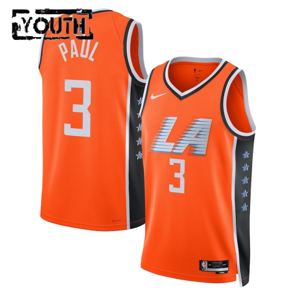Los Angeles Clippers Trikot Chris Paul Nike 2025-26 City Edition Orange Swingman - Kinder